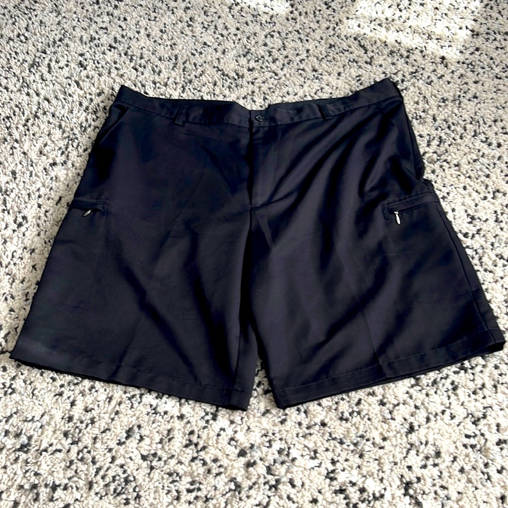 IZOD‎ Men's Classic Golf Shorts Black 42